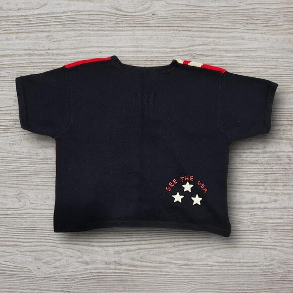 ★ Marisa Christina ‘See The USA Cities’ Patchwork Multicolor Cardigan Sweater ★ - Picture 4 of 7